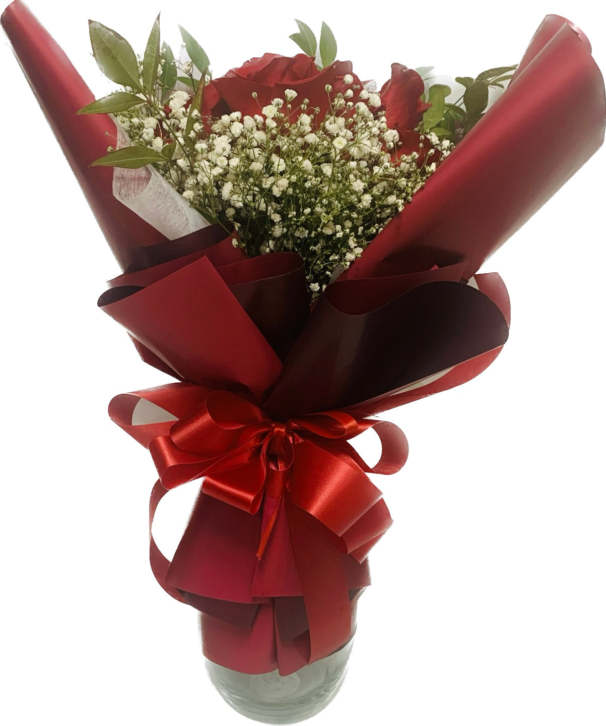 Rose Bouquet Vase Wrap – Susan Flowers